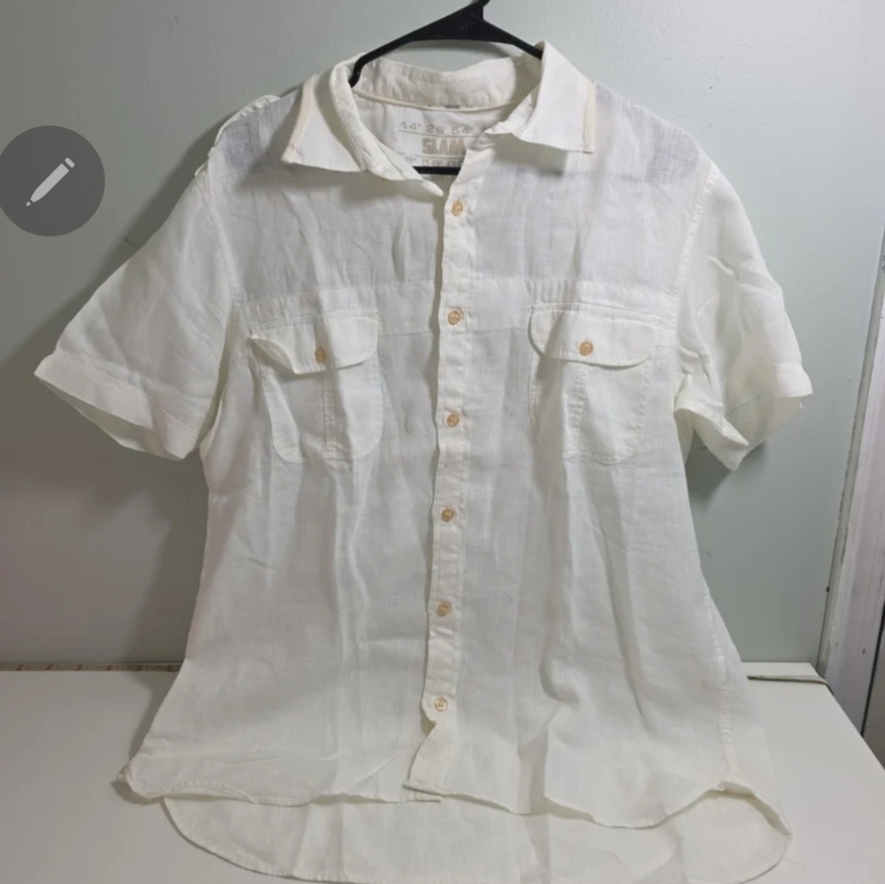SLAM  Utility-style with a classic collar and dual chest flap pockets size XL
